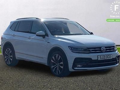 Used VW Tiguan Allspace R-line 150 HP (110 kW) 2021 White SUV