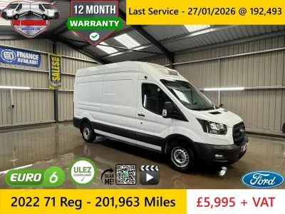 Usado Ford Transit 130 HP (95 kW) 2022 Branco Van