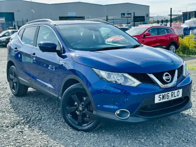 Used Nissan Qashqai N-Connecta 2016 Blue SUV