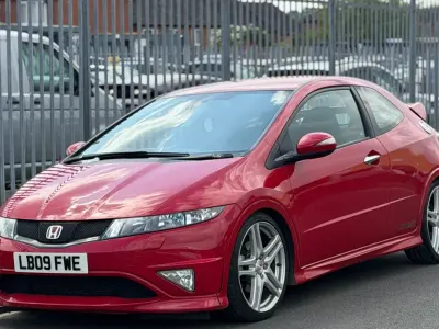 Begagnad Honda Civic Type R GT 2009 Röd Halvkombi