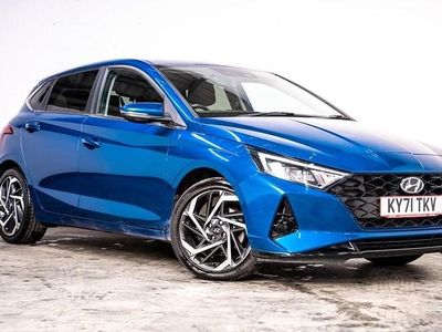Blue Used 2021 Hyundai i20 Premium Hatchback | £11,500 (Fair price)