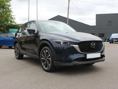 Begagnad Mazda CX-5 Exclusive-Line 2023 Blå SUV