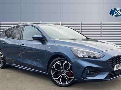 Used Ford Focus ST-Line X 155 HP (114 kW) 2021 Blue Hatchback