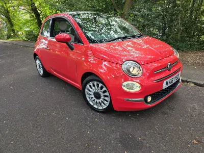 Used Fiat 500 Lounge 69 HP (50 kW) 2016 Pink Hatchback