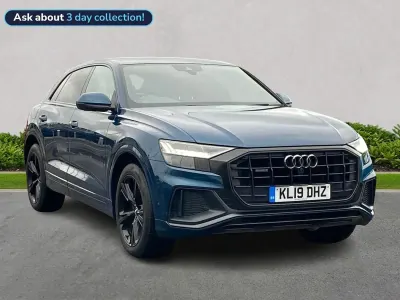 Używany Audi Q8 S-Line 286 KM (210 kW) 2019 Niebieski SUV