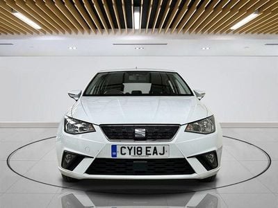 Begagnad Seat Ibiza SE Technology 75 HK (55 kW) 2018 Vit Halvkombi