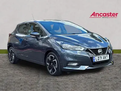Used Nissan Micra Acenta 92 HP (67 kW) 2021 Grey Hatchback