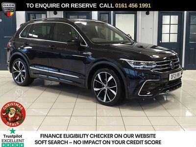 Black Used 2021 VW Tiguan R-line SUV | £20,970 (Fair price)