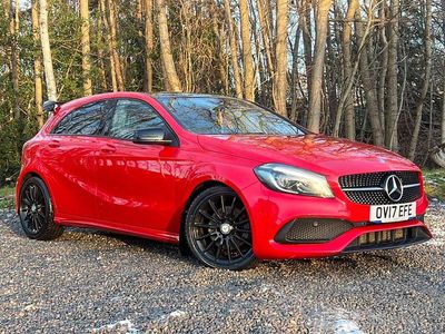 Used Mercedes A220 AMG Line Premium Plus 177 HP (130 kW) 2017 Red Hatchback