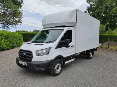 Used Ford Transit S 130 HP (95 kW) 2023 White Cabriolet