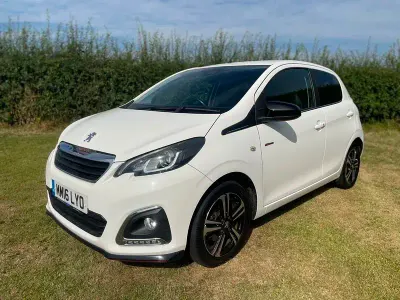 Used Peugeot 108 GT-line 82 HP (60 kW) 2016 White