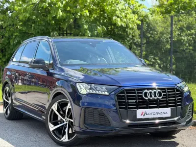 Used Audi Q7 Black Edition 286 HP (210 kW) 2020 Blue SUV
