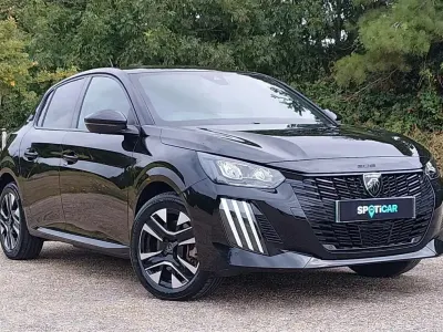 Used Peugeot e-208 Style 100 kW (136 HP) 2023 Black Hatchback
