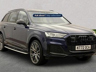 Begagnad Audi Q7 Advanced 231 HK (169 kW) 2023 Blå SUV