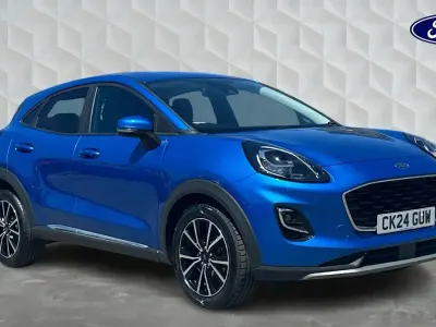 Used Ford Puma Titanium 125 HP (91 kW) 2024 Blue SUV