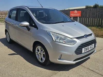 Used Ford B-MAX Zetec 100 HP (73 kW) 2016 Silver MPV