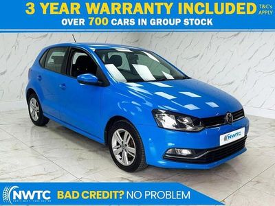 Used VW Polo SE 90 HP (66 kW) 2014 Blue Hatchback
