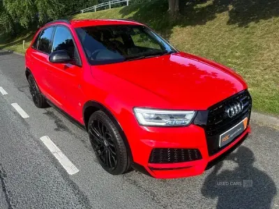 Used Audi Q3 Black Edition 150 HP (110 kW) 2018 Red SUV