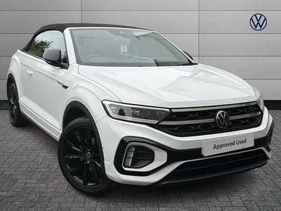 Used VW T-Roc Cabriolet R-line 150 HP (110 kW) 2023 White Cabriolet