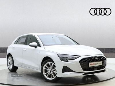 New Audi A3 Sport 2025 White Hatchback