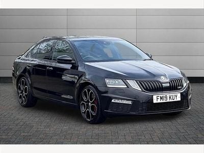 Used Skoda Octavia vRS 245 HP (180 kW) 2019 Black Hatchback