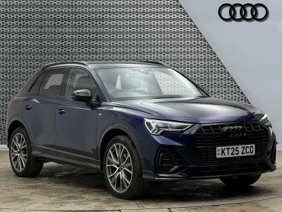 Used Audi Q3 Black Edition 150 HP (110 kW) 2025 Blue SUV