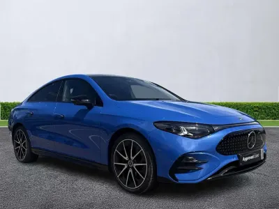 Used Mercedes CLA 250+ AMG line 200 kW (272 HP) 2025 Blue Sedan
