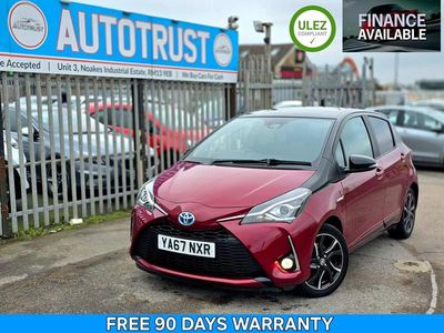 Used Toyota Yaris Hybrid 2017 Red Hatchback