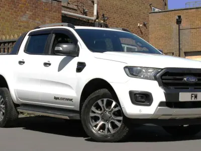 Begagnad Ford Ranger Wildtrack 2021 Vit Pickup