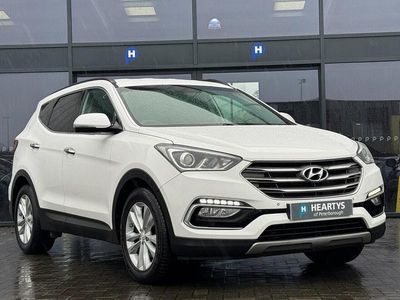 White Used 2016 Hyundai Santa Fe Premium SUV | £11,750 (Fair price)