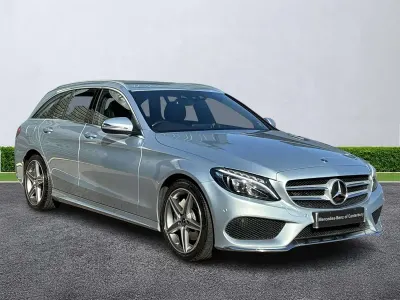 Used Mercedes C220 AMG line 2018 Silver Estate