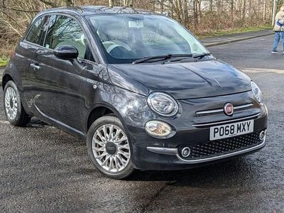Used Fiat 500 Lounge 69 HP (50 kW) 2018 Black Hatchback