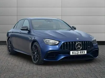 Used Mercedes E63S AMG Edition 603 HP (443 kW) 2021 Blue Sedan