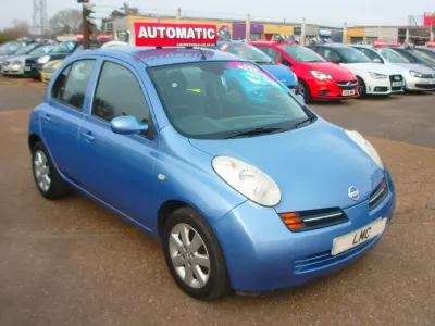 Used Nissan Micra SE 80 HP (58 kW) 2004 Blue Hatchback