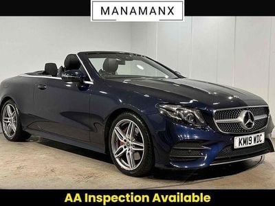 Blue Used 2019 Mercedes E220 AMG line Cabriolet | £18,990 (Good price)