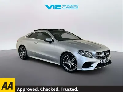 Gebraucht Mercedes E220 AMG Line Premium 194 PS (142 kW) 2018 Silber Coupé