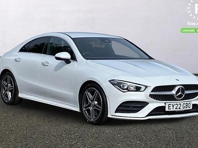 Used Mercedes CLA200 AMG Line Premium 163 HP (119 kW) 2022 White Coupe