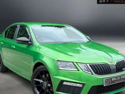 Used Skoda Octavia vRS 184 HP (135 kW) 2017 Green Hatchback