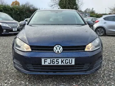 Used VW Golf VII 2015 Blue Hatchback