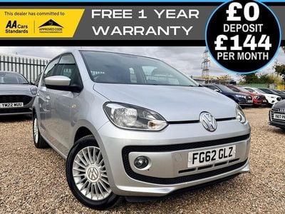 Silver Used 2012 VW up! high up! Hatchback | £5,990 (Fair price)