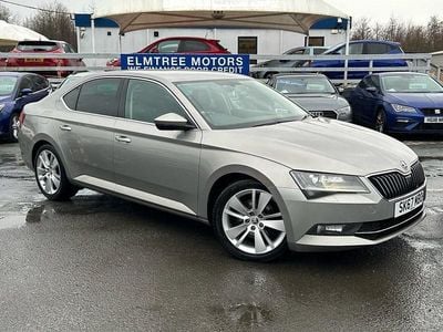 Beige Used 2017 Skoda Superb SE L Executive Hatchback | £9,799 (Fair price)