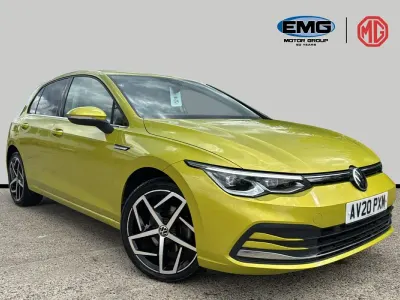 Used VW Golf VII Style 150 HP (110 kW) 2020 Yellow Hatchback