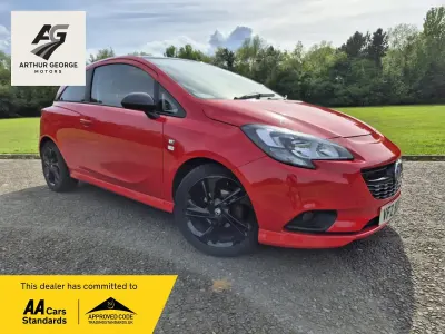 Used Vauxhall Corsa Edition 90 HP (66 kW) 2015 Red Hatchback