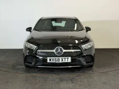 Used Mercedes A200 AMG line 2018 Black Hatchback