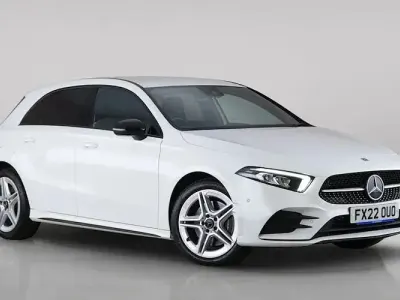 Used Mercedes A250 Executive 218 HP (160 kW) 2022 White Hatchback
