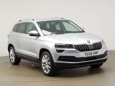 Used Skoda Karoq SE L 115 HP (84 kW) 2018 Silver SUV
