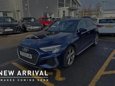Used Audi A3 S-Line 108 HP (79 kW) 2023 Blue Sedan
