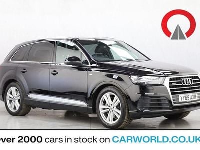 Black Used 2019 Audi Q7 S-Line SUV | £28,916 (Fair price)