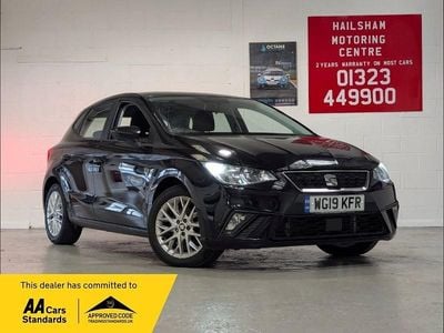 Used Seat Ibiza SE Technology 95 HP (69 kW) 2019 Midnight black Hatchback