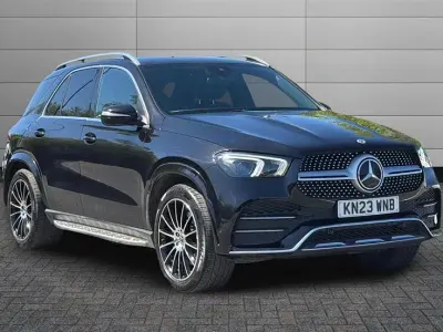 Second-hand Mercedes GLE400 AMG line 330 CP (242 kW) 2023 Negru Break
